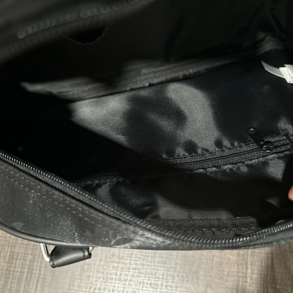 PLAYBOY Black Dome Satchel with White Piping - Picture 10 of 12